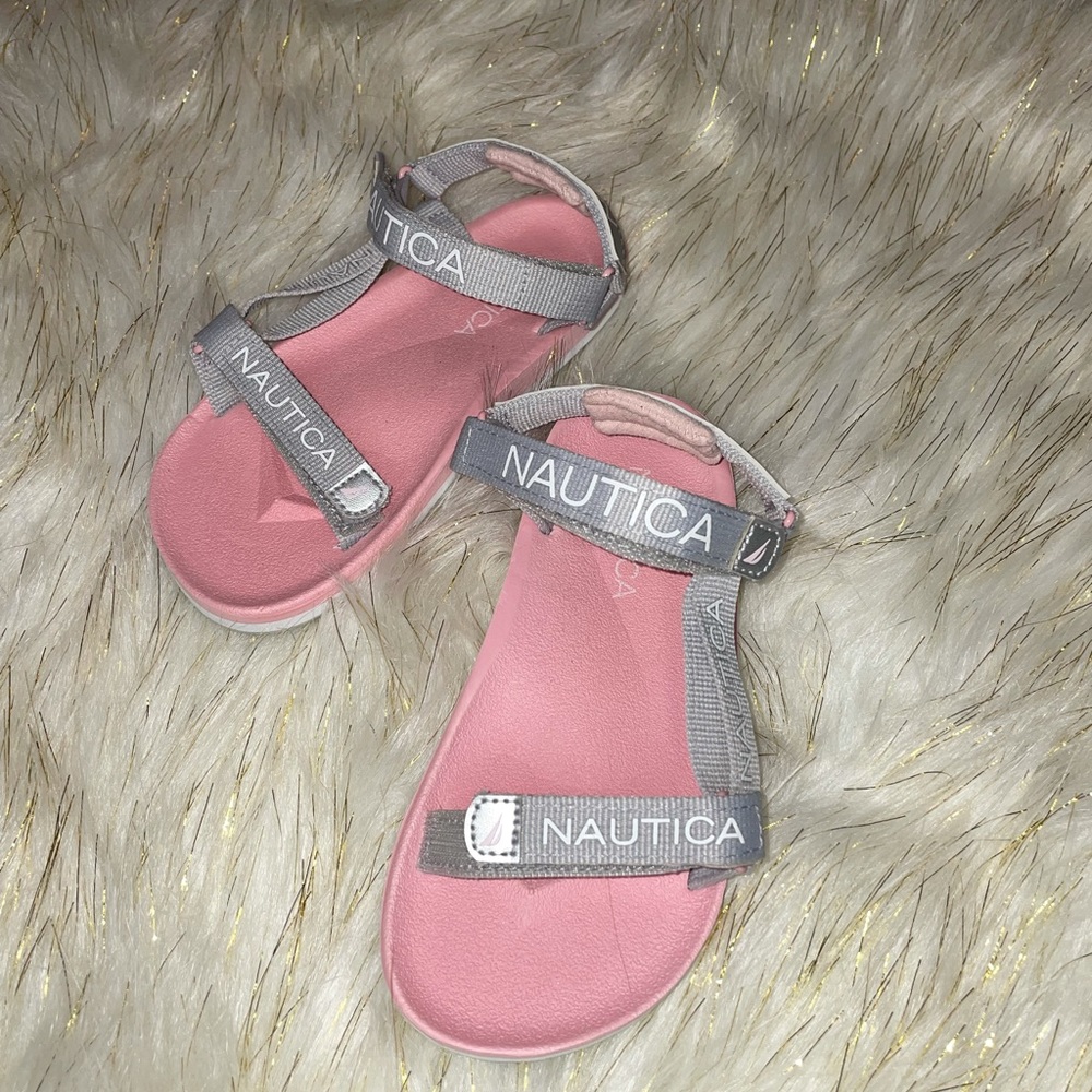 Nautica Size Size 11 Pink/ Gray Sandals